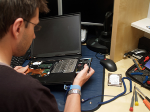 PC Geeks computer repair technician.